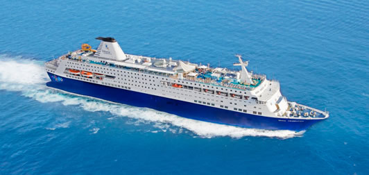 A deck on the Regal Bahama Cruise ship
